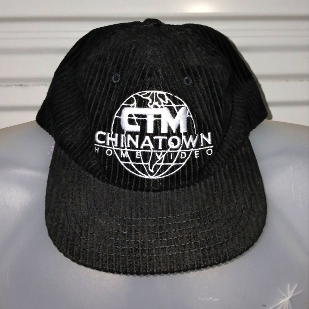 New CHINATOWN MARKET CTM HOME VIDEO Corduroy Strapback Hat